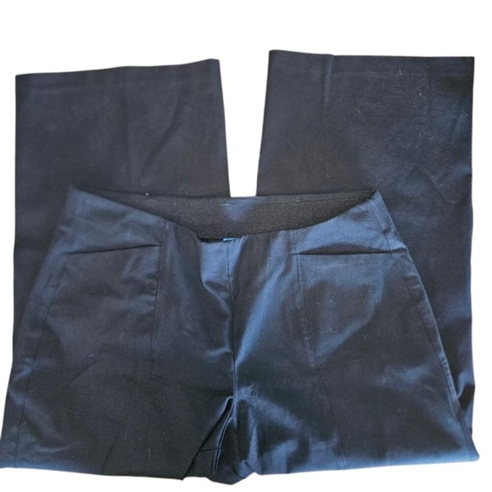 Old Navy Black Wide‑Leg High‑Rise Dress Pants Women's 2X  Classic Workwear